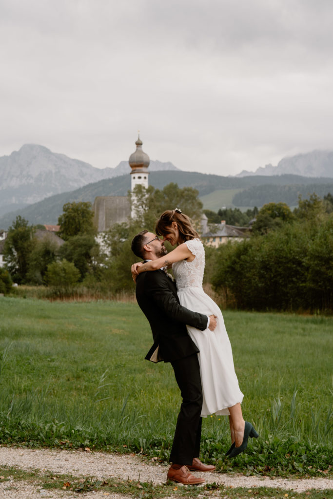 Elopement Hochzeit in den Bergen